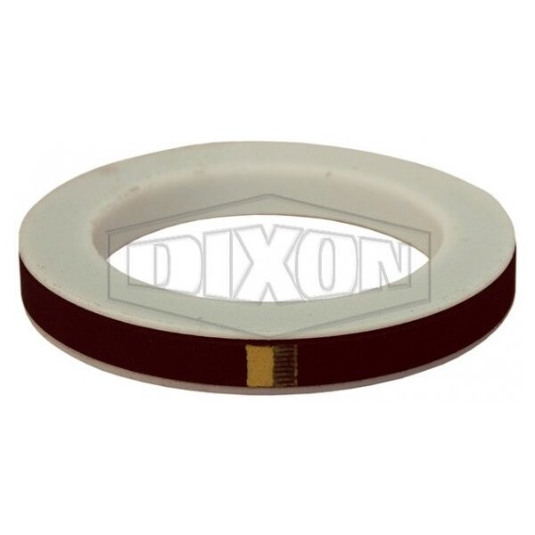 Cam and Groove Envelope Gasket, 1-1/4 in Nominal, PTFE, Domestic